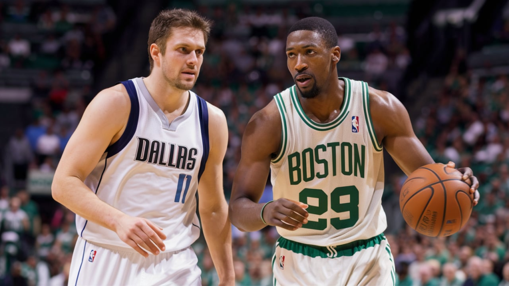 Boston Celtics vs Dallas Mavericks Timeline