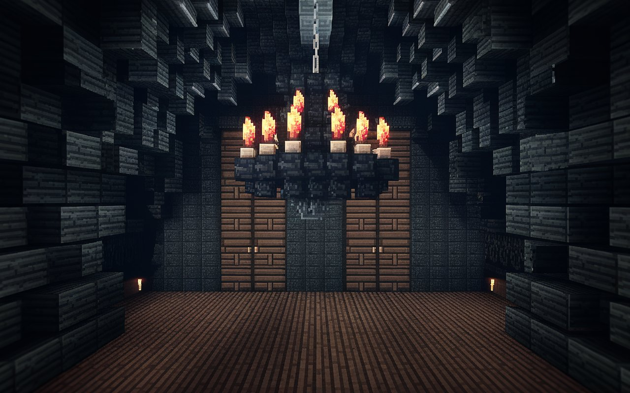 Black Chandelier Minecraft