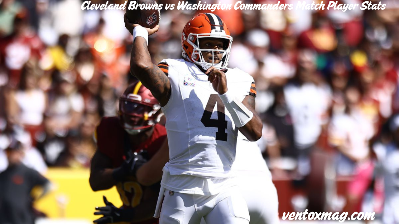 Cleveland Browns vs Washington Commanders Match Player Stats