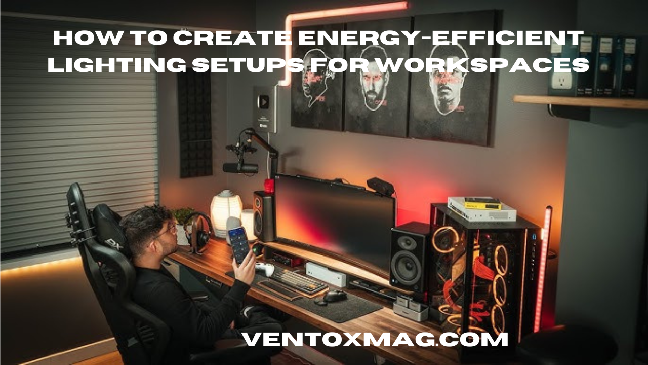 How to Create Energy-Efficient Lighting Setups for Workspaces