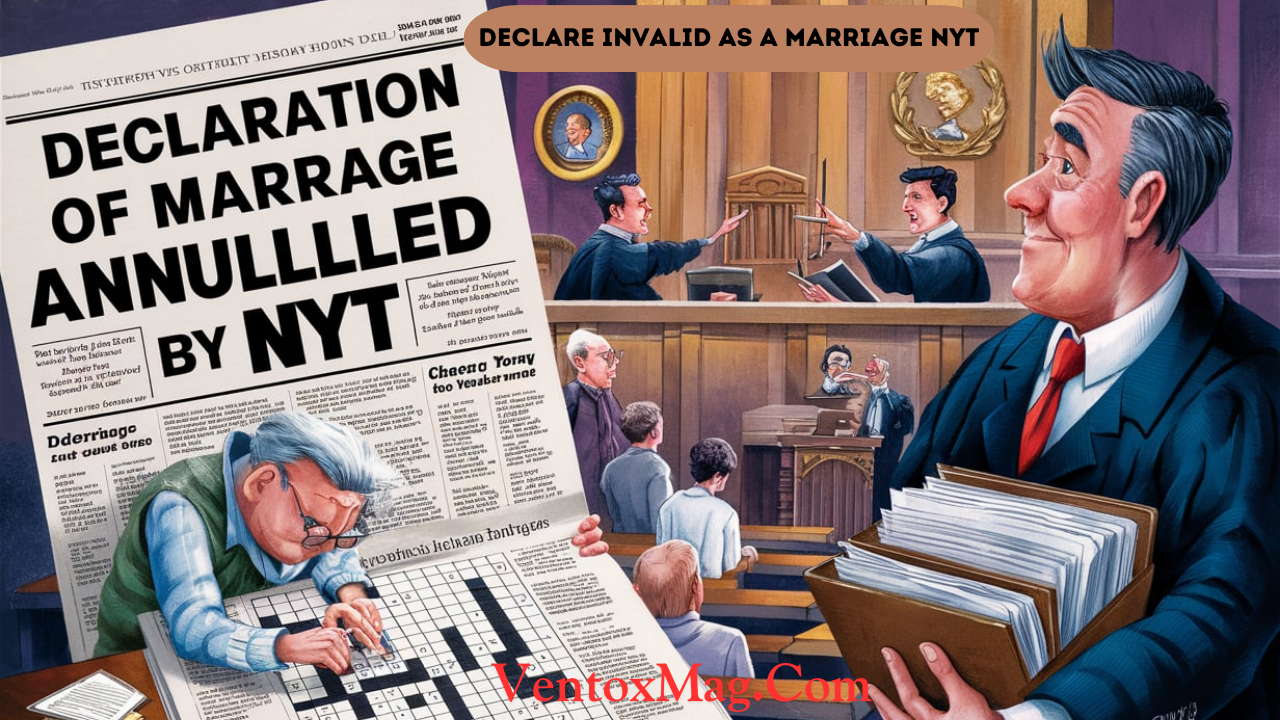 Declare Invalid as a Marriage NYT